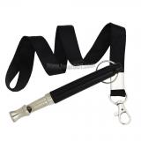 Two-tone Ultrasonic Flute Dog Whistle to Stop Barking with Lanyard strap
