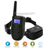 300m Dog Trainer Remote Pet Dog Training Collar Water Resistant Rechargeable LCD Electric Shock Dog Control