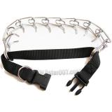 Metal Chrome Plated Steel Dog Pinch Collar Dog Prong Collar