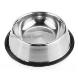 Stainless Steel Dog Bowl with Rubber Base for Small/Medium/Large Dogs, Pets Feeder Bowl and Water Bowl