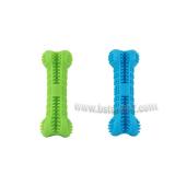 Pet Dogs Silicone Chew Toys Toothbrush Bone Shaped Molar Sticks for Puppy Dog Training Teeth Cleaning Stick Toy Grooming Massage 