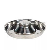 Stainless Steel Pet Dog Feeding Food Bowls Puppy Slow Down Eating Feeder Dish Bowel Prevent Obesity Dogs Supplies 