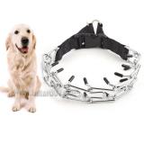 Metal Chrome Plated Steel Dog Pinch Collar Dog Prong Collar