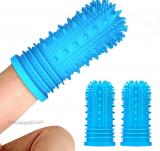 Soft Silicone Pet Finger Toothbrush For Puppy Cat Dog Teeth Cleaning Brush Pet Finger Brush
